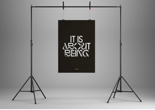 It's about being well nice poster