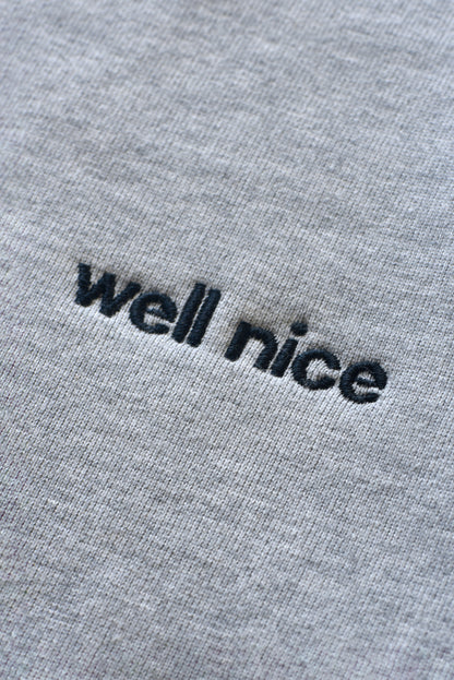 Grey melange sweatshirt
