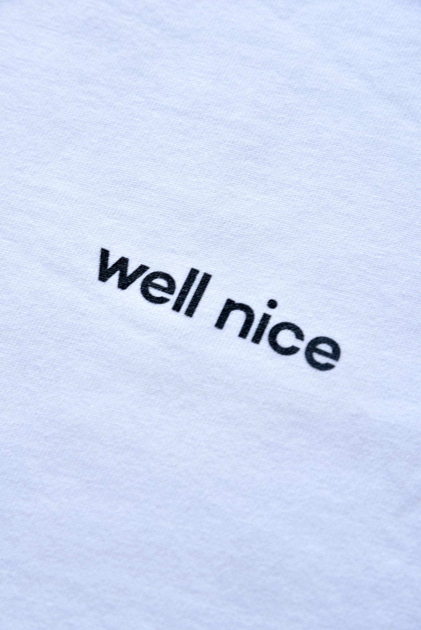 White lightweight tee