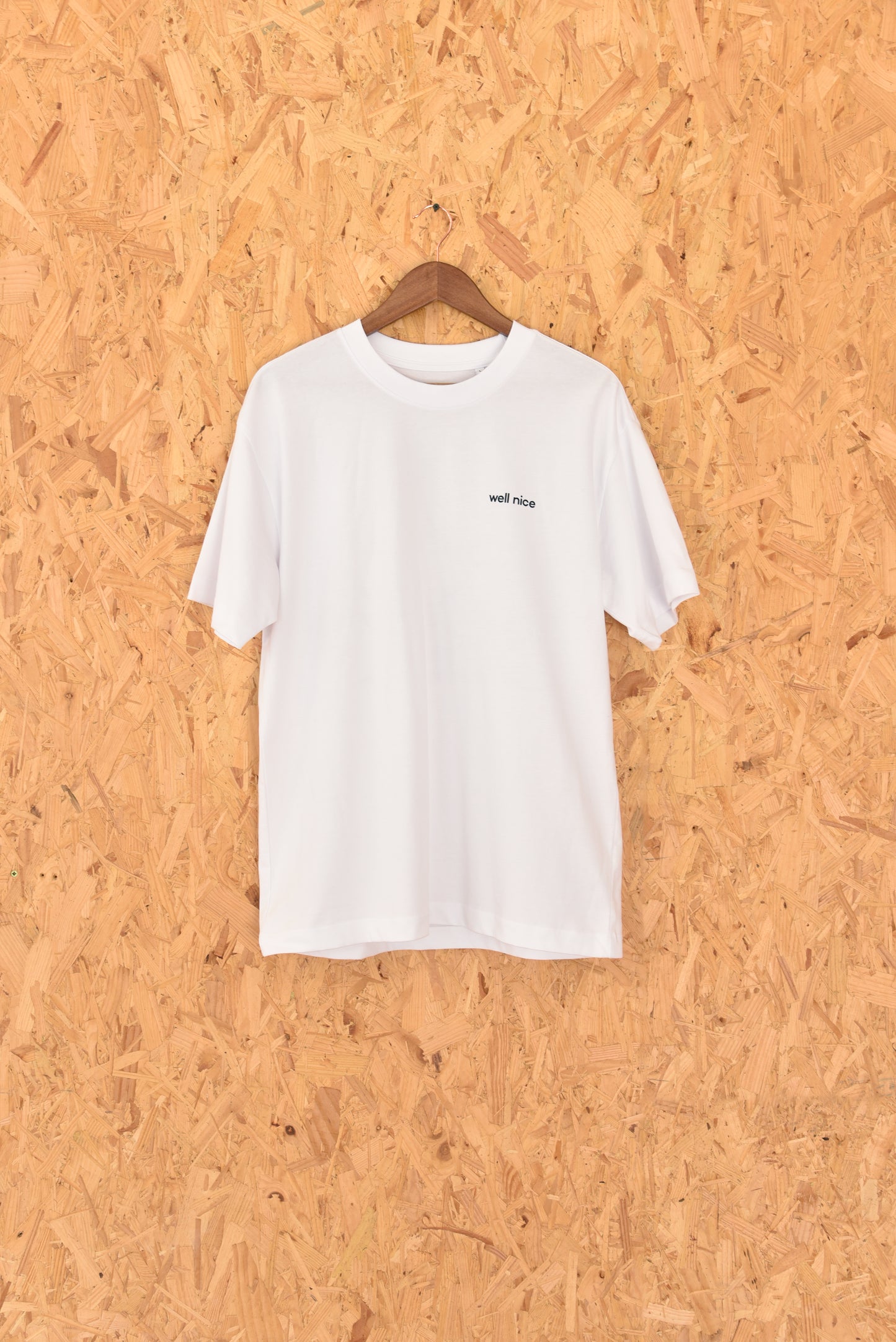 White lightweight tee