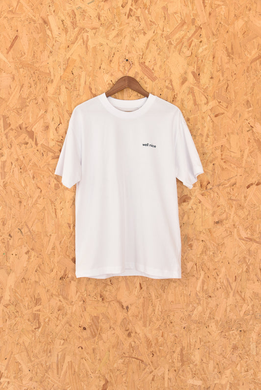 White heavyweight tee